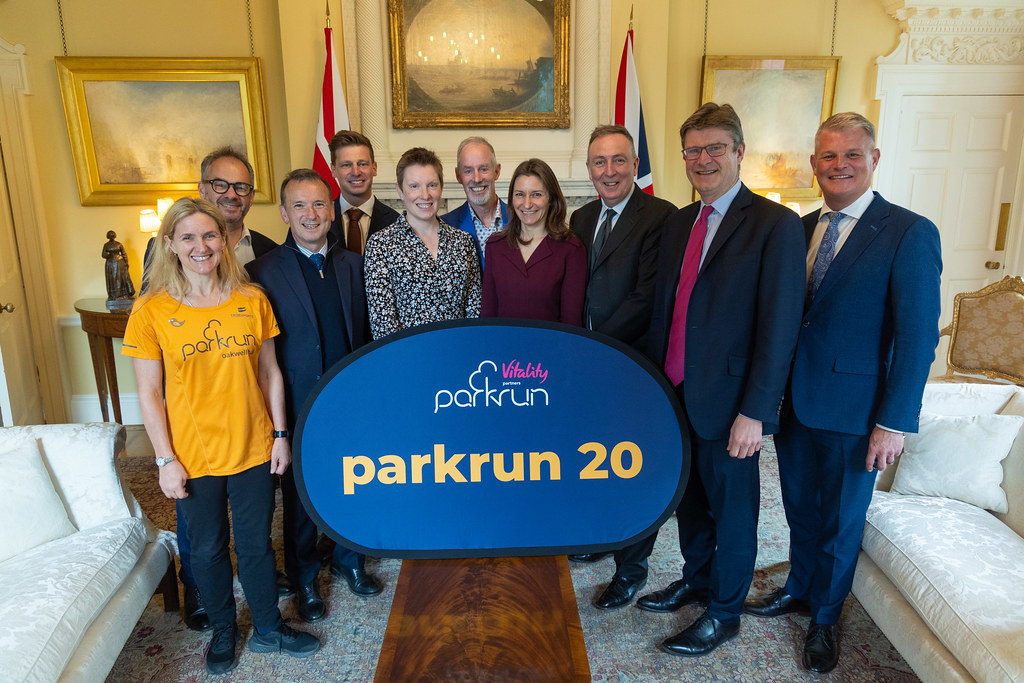 On Monday we held a special event at 10 Downing Street to celebrate 20 years of parkrun. It’s been a phenomenal journey and it’s all thanks to the people in communities taking part each week. Thank you. Find out more 👉 parkrun.me/40iqr 🌳 #loveparkrun