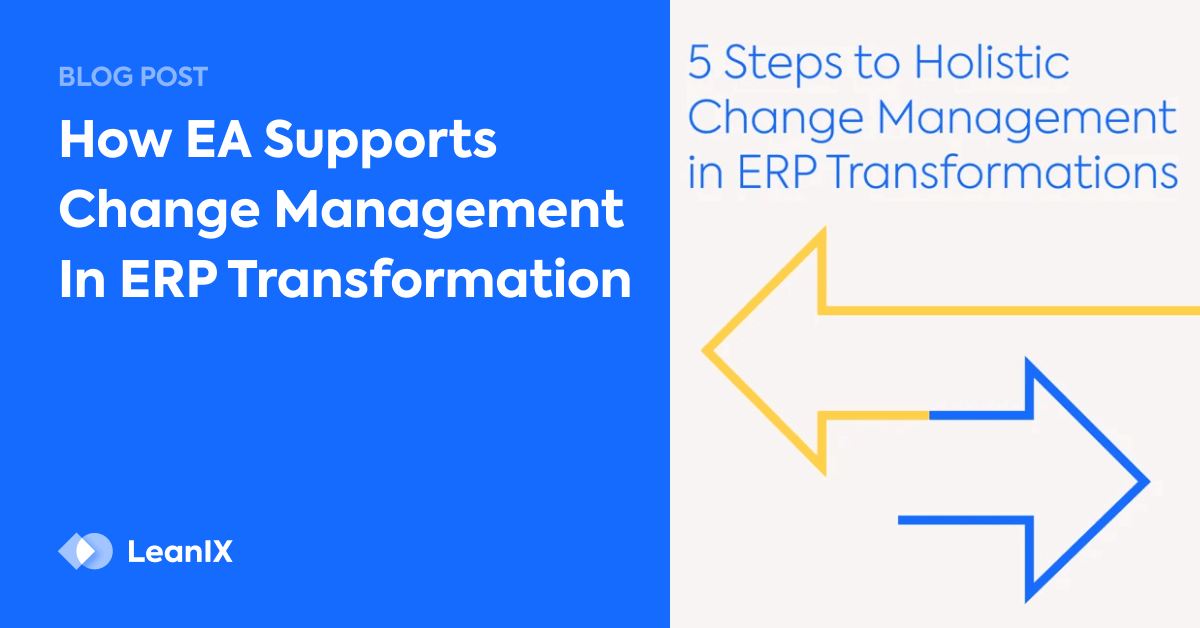 ERP transformation touches all the moving parts of your organization, including your people. Learn how empowering your enterprise architecture can also master the change management aspects of upgrading your ERP system. bit.ly/3VXysyP