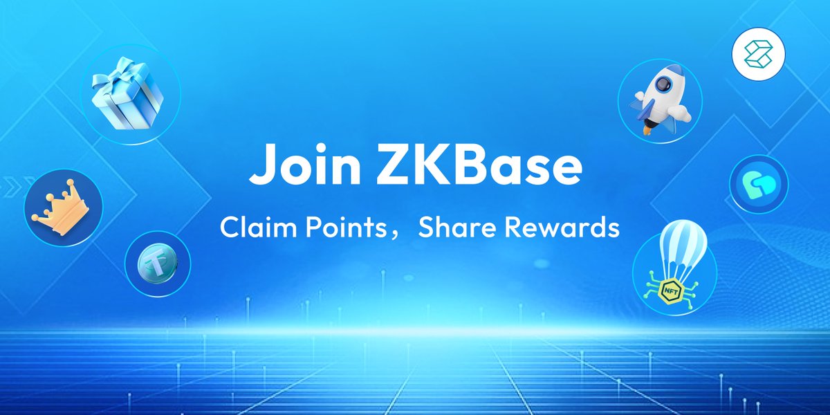 Party Continues! 🥳 🦿The @ZKBaseOfficial community is now live and kicking! Get in on the action by joining the community and completing tasks to earn POINTS. There are loads of rewards waiting for you! taskon.xyz/cmuser/ZKBase Dive into the ZKBase ecosystem! Exciting…