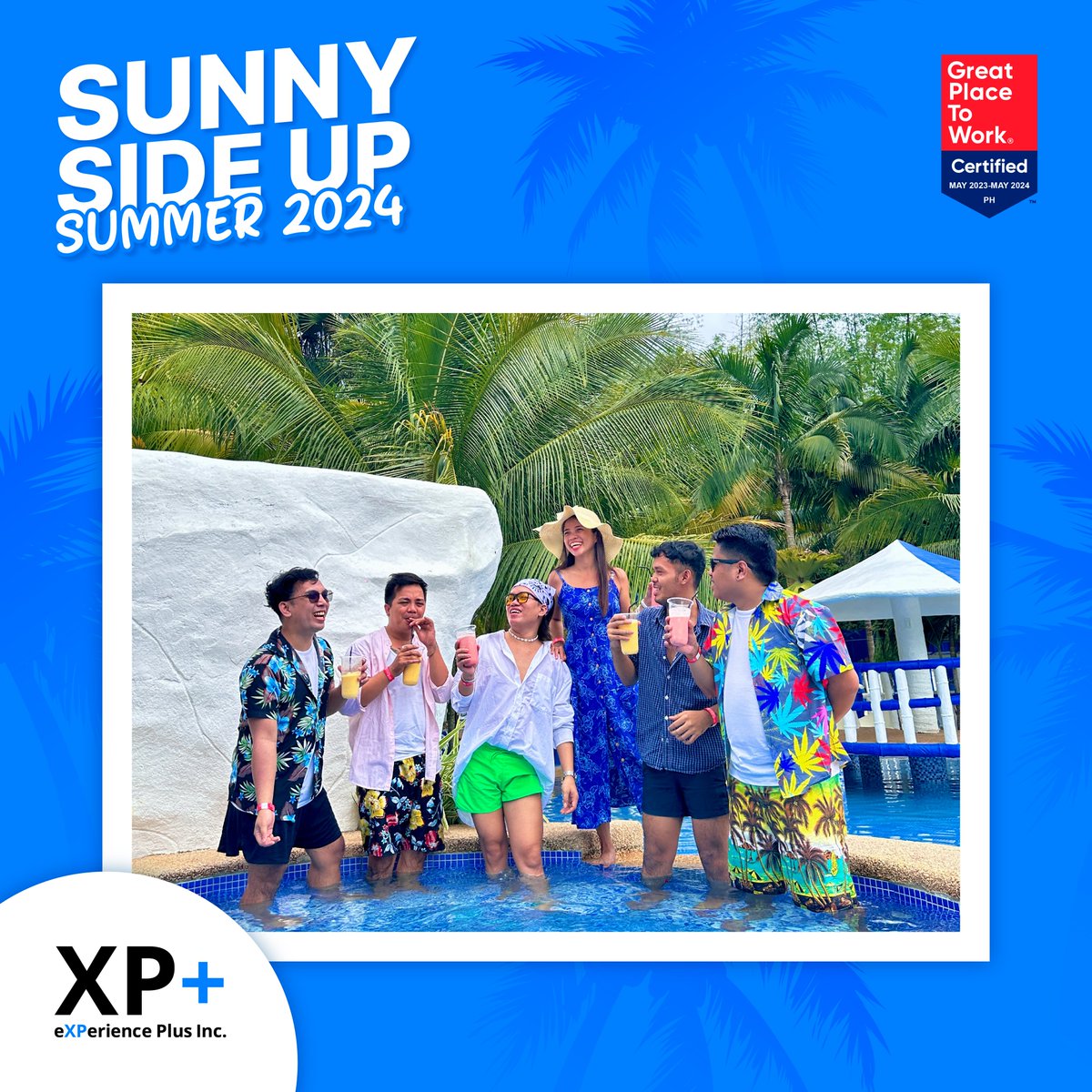 SUMMER STATE OF MIND. If you are not spending it by the pool, then water you doing?
#XPPlus #GreatPlaceToWork