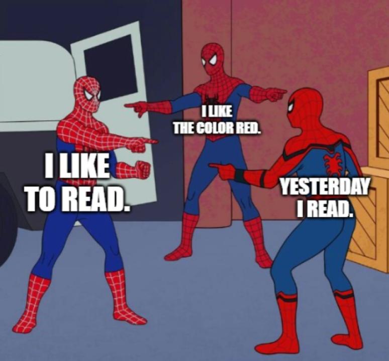 Un meme para tu clase para empatizar con los estudiantes aprendiendo a leer en inglés...