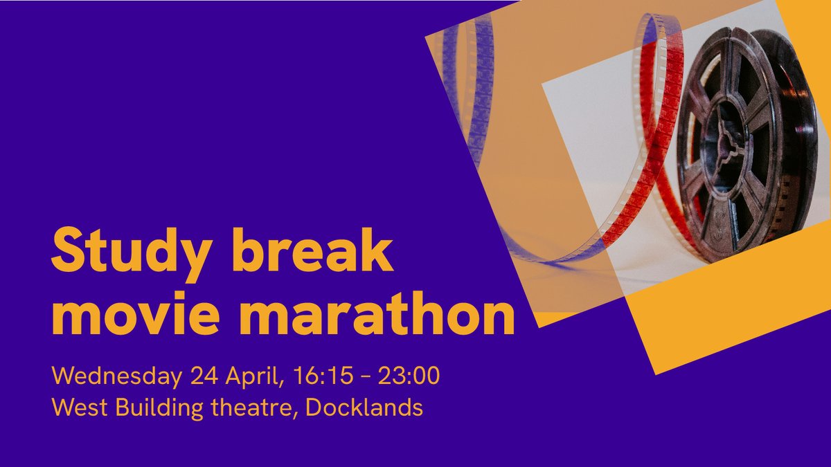 We know that exam revision can be draining, so to help you take a breather we're hosting a movie marathon tomorrow! Join us for back-to-back screenings of Sumotherhood, Paprika and The Shining, and drop in and out as you need. More details: eastlondonsu.com/ents/event/1922 🎥