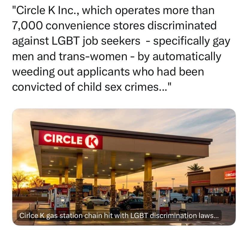 Circle K did nothing wrong.