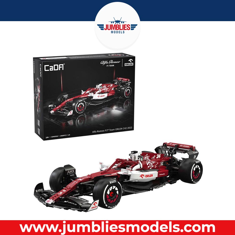 JumbliesModels's tweet image. New in stock CADA C64005W Alfa Romeo F1 Orlen C42 Car 1:8 scale Brick Model Racing Car Kit 1868 Pieces priced at £89.95. #CADA #CaDabricks #construction #bricks #buildingbricks #alfaromeo #F1 #racingkit
vsclick.me/C64005W
