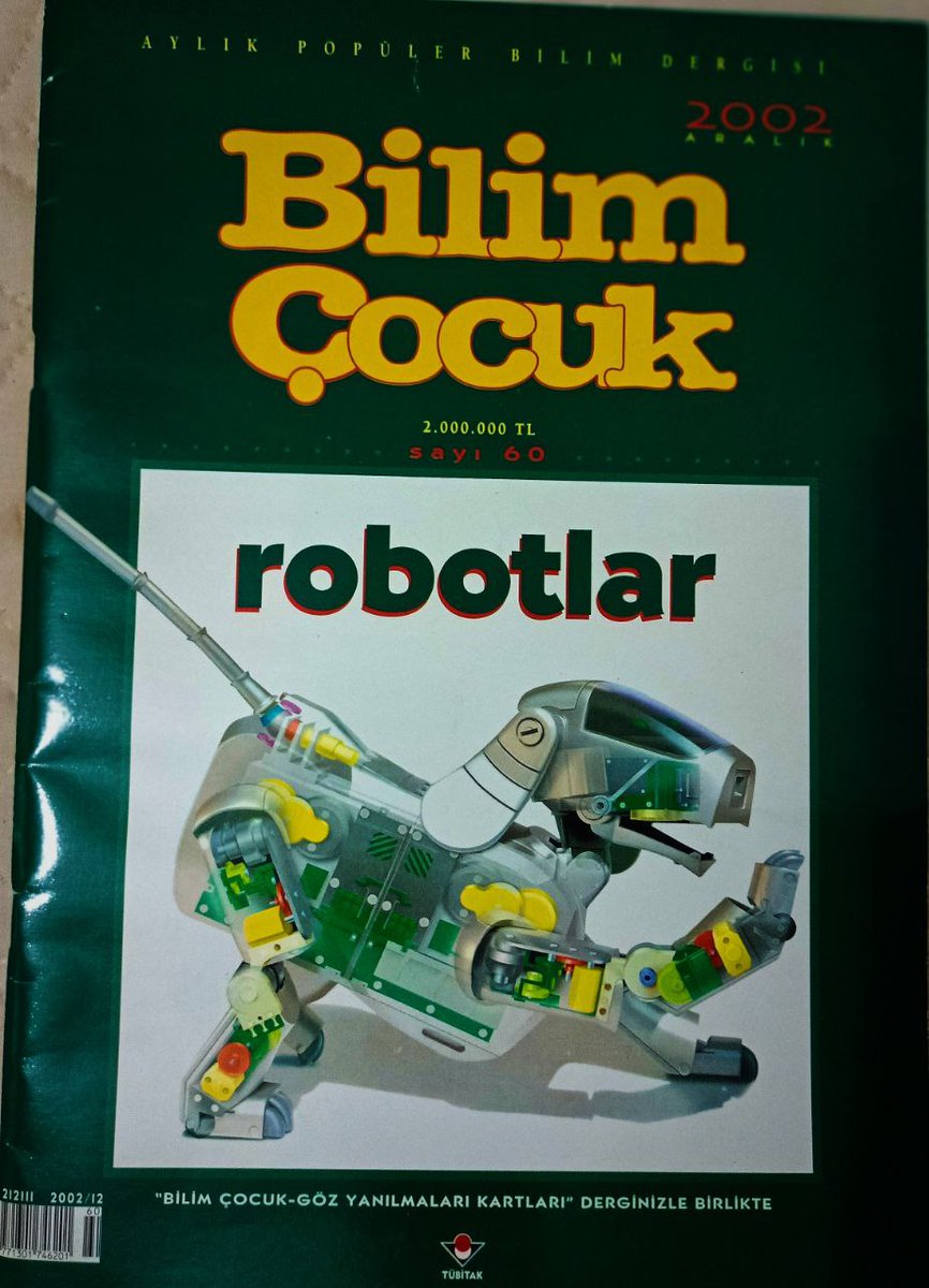 Koleksiyonumdan 🗓 2002 Bilim Çocuk - Robotlar 🤖