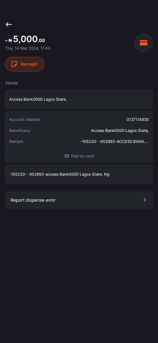 haphyz1's tweet photo. @gtbank_help and @myaccessbank kindly work together to refund my ₦5,000. This ATM dispense error happened on march 14, 2024. @cenbank https://t.co/MeETU3eWQE