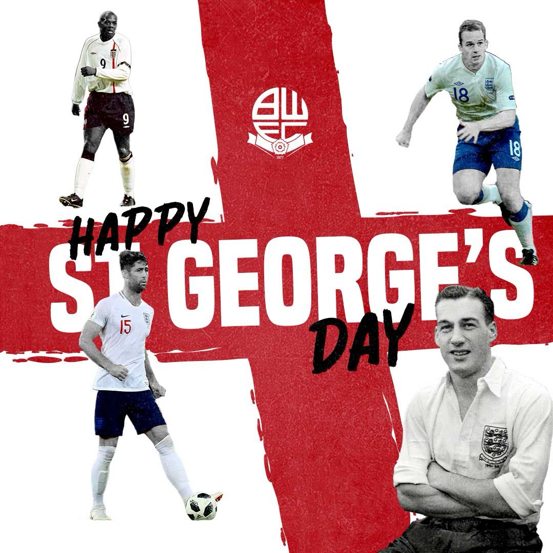 🏴󠁧󠁢󠁥󠁮󠁧󠁿 Happy #StGeorgesDay! #bwfc