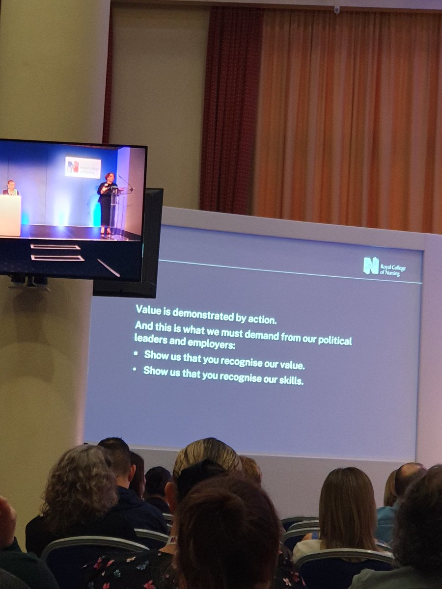 Brilliant Key Note presentation from Prof Nicola Ranger - thought provoking and fantastic advocating for our Nurses, future Nurses and international Nurses. Very inspiring #RCNED24 @theRCN @RCNEdForum