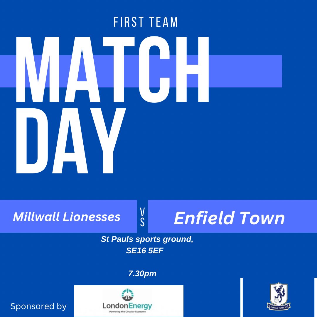 It’s Matchday! First team travel this evening for midweek league action under the lights. 🆚@Millwall_LFC 🕰️7.30pm 🏟️ St Pauls sports ground, SE165EF 🎟️£5.00 adults £2.00 U16’s @LSEWomensFl Premier Division