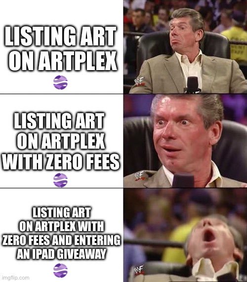 Zero buying & selling fees. iPad 10th gen + Apple Pencil giveaway. Only on @artplexio