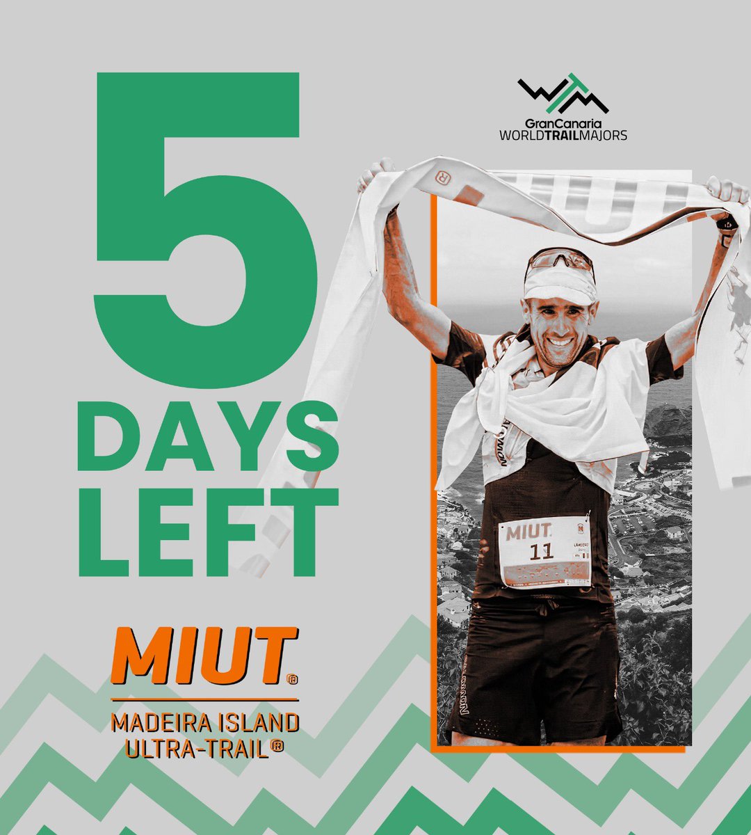 ⌛ It's the final countdown… In 🖐 five days you are going to be running in Madeira Island! 

Are you ready to discover @MIUTrail ? 🤗

#grancanariaworldtrailmajors #RacesOfALifetime