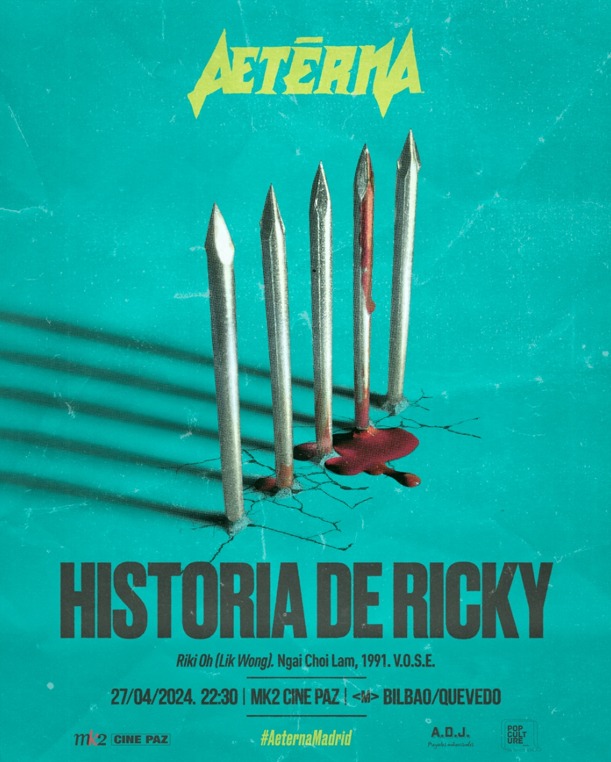Sábado, 27 de abril, 22.30h, @mk2CinePaz. HISTORIA DE RICKY llega a #AeternaMadrid. Una oportunidad única de disfrutarla en pantalla grande. INFO Y ENTRADAS: cinepazmadrid.es/es/detalles/57…