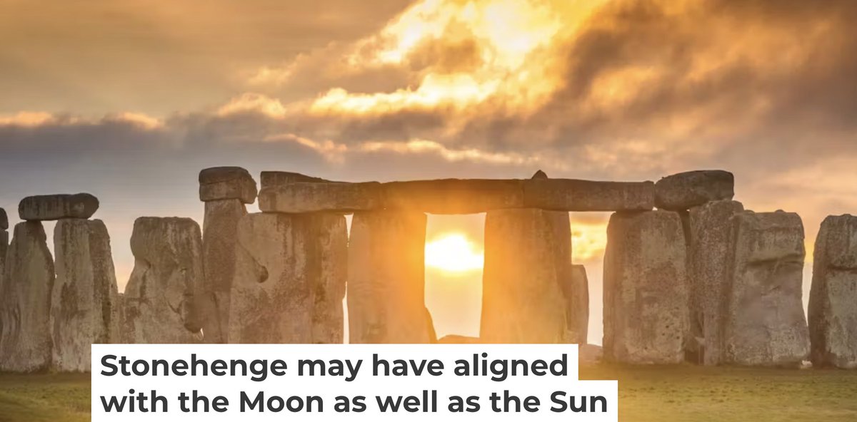 Stonehenge is best known for its solar alignments, but a hypothesis has been around for 60 years that part of Stonehenge also aligns with moonrise and moonset at what is called a major lunar standstill. Read more in this The Conversation article: ow.ly/nt2X50Rl9Ly