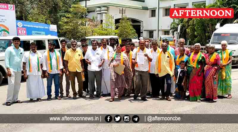 EVMs weren’t placed in order in Coimbatore, complains BJP
Read more: afternoonnews.in/article/evms-w…

#EVMs #coimbatorebjp #DigitalNews #NewsOnline #LocalNews #TamilNews #TNNews #epaper #facebooknews #instanews #afternoonnews