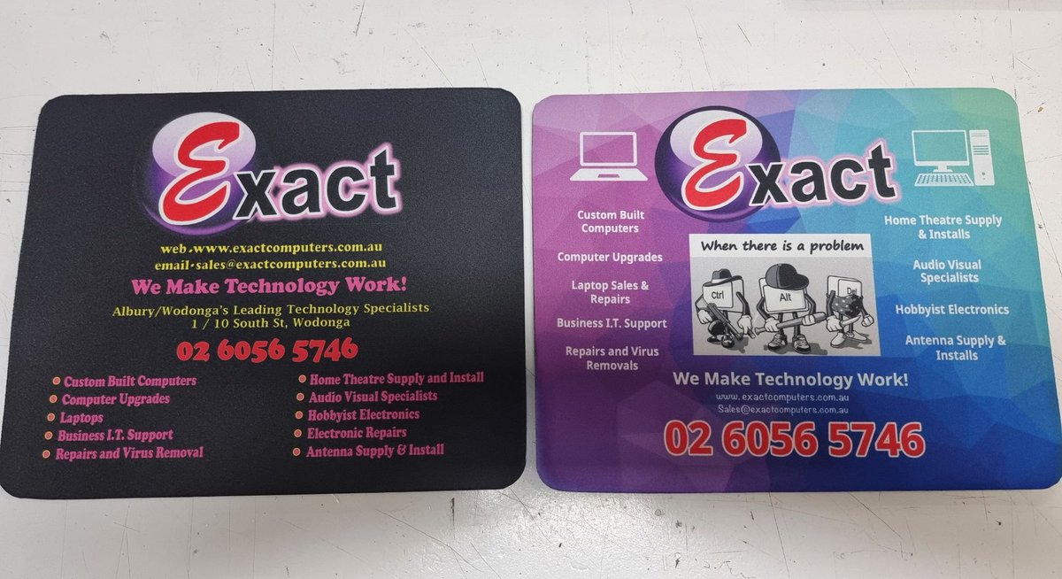 Watch out for our new mousepads.

Thank you to @masprint for always doing a great job of these and always super fast service

Which one do you like???

#mousepads