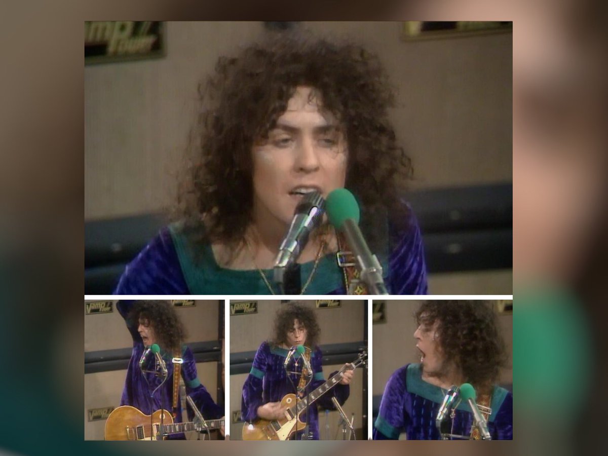 December 8th 1971 
T.Rex record a TV special Music In The Round at The Cockpit Theatre, Marylebone, London.
The show wasn't actually  broadcast on 23rd April 1972 
The songs were performed Jeepster,  Cadilac, Spaceball Ricochet and Telegram Sam .