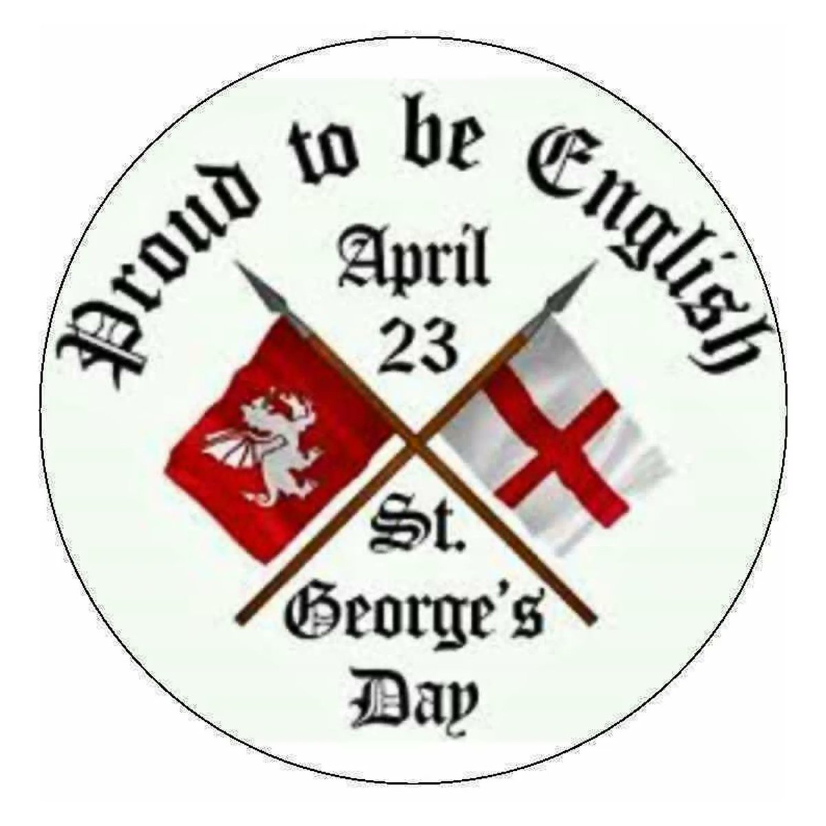 'Saint George he was for England, And before he killed the dragon he drank a pint of English ale out of an English flagon.' 

- Gilbert K. Chesterton

#StGeorgesDay #SaintGeorgesDay #23rdApril #StGeorge