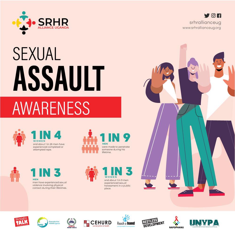 As you go about your day, spare a thought for victims of Sexual Assault because the numbers are staggering for both men & women. Make sure you commit to bringing the numbers down whichever way you can. Become an advocate for Sexual Assault Awareness TODAY. #ADH4All #SRHR4All