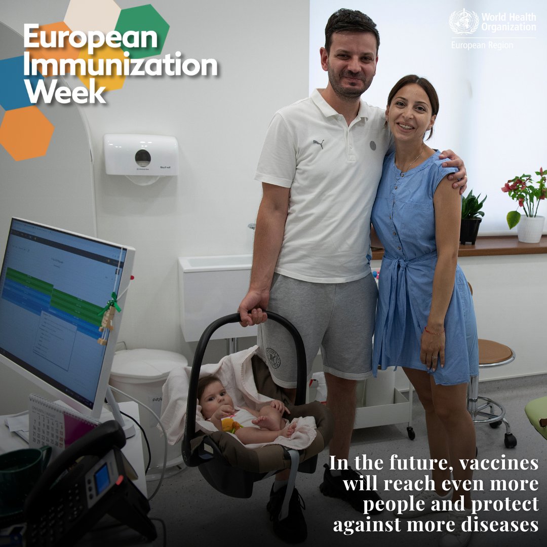 This European Immunization Week, we celebrate that vaccines have:

✅eradicated #smallpox,
✅reduced #polio by 99%,
✅reduced the incidence of many other diseases.

#Vaccines will continue to protect more people against more diseases. #EveryDoseCounts #EIW2024