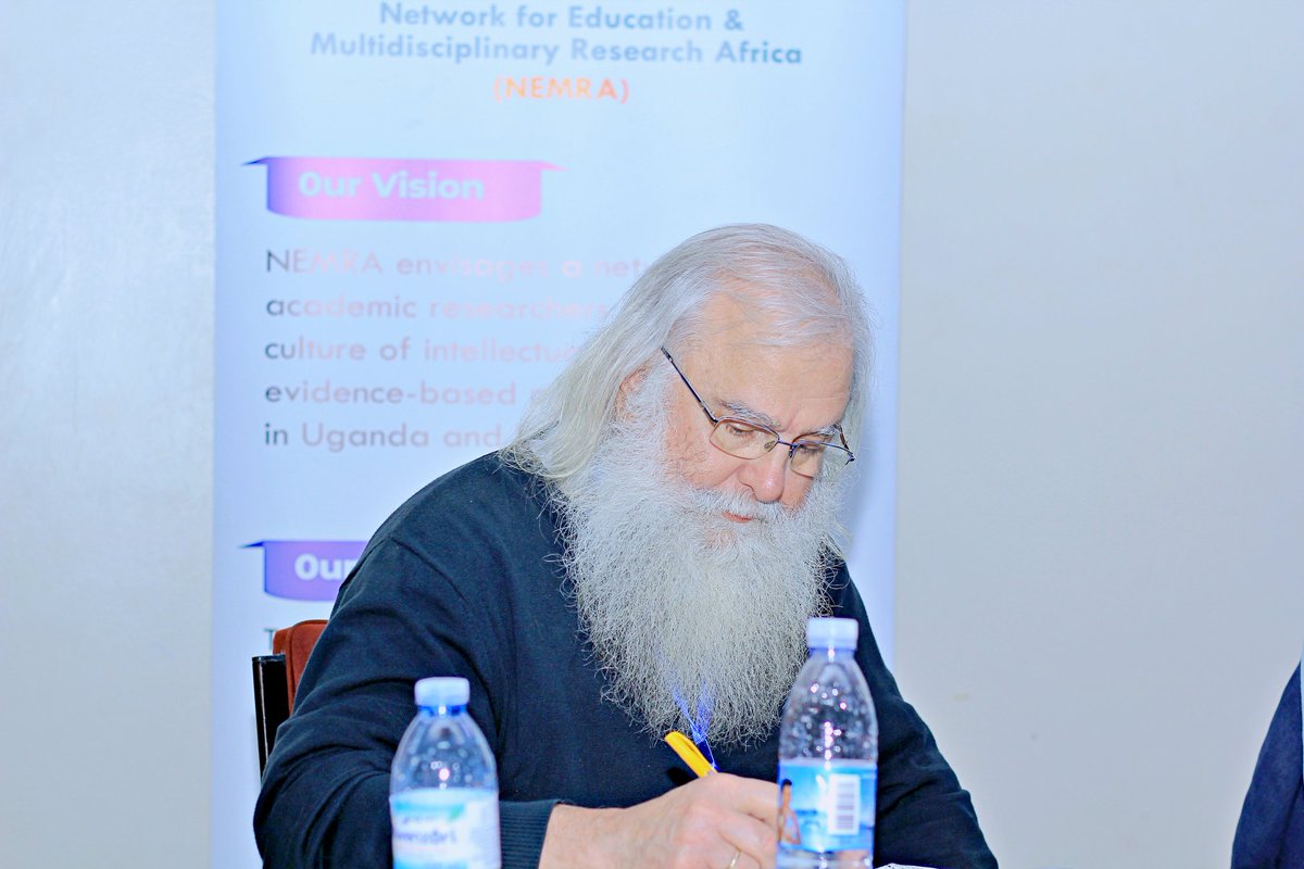 Professor Emeritus of Carleton University, Dr. Mike Brklacich one of the leading facilitators at #EarlyCareerResearchers training @kyambogou . 
He is the Chair, Science Advisory Committee, Inter-American Institute for Global Change.