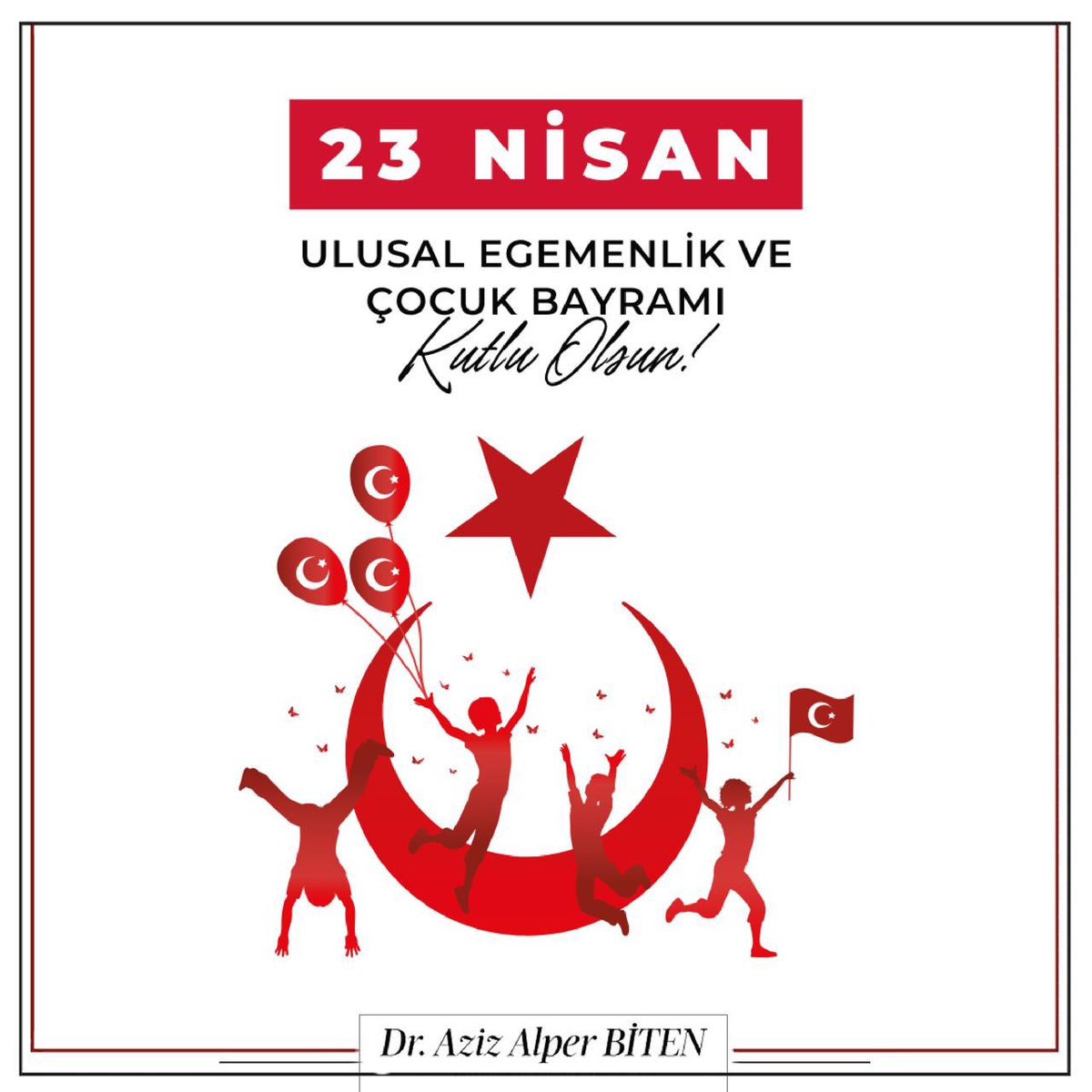 Sevgiyle büyüttüğümüz, geleceğimizin emanetçileri çocuklarımızın 23 Nisan Ulusal Egemenlik ve Çocuk Bayramını kutluyorum.

#23NisanKutluOlsun
