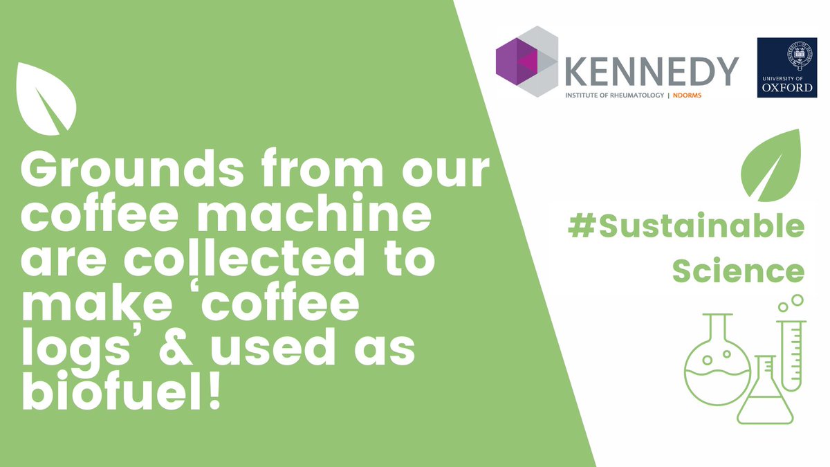 Day 2 of sustainability inspired by #EarthDay2024! 🌍 Our coffee machine uses Fairtrade beans, has no single-use cups, and used grounds are recycled into biofuel. ☕️♻️ Learn more about sustainability at the Kennedy ⬇️ kennedy.ox.ac.uk/about/environm…