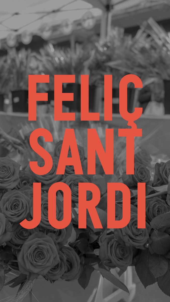 Des d'ESDI, us volem desitjar una Bona diada de Sant Jordi! #SantJordi2024 #SantJordi #DiadaDeSantJordi