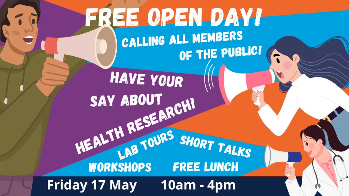 Join us for our OPEN ARMS open day! Hear from University of Oxford scientists, take part in interactive workshops, listen to short talks and look round our laboratories! Friday 17 May 10am – 4pm Book your place here forms.office.com/e/46ksk4URNp