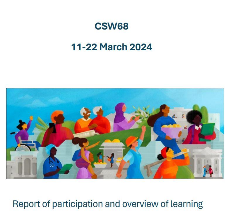 Siobhán Harding @WSN_NI and Jonna Monaghan @NIWEP have produced a delegate report of their participation and learning from #CSW68 CSW is the UN intergovernmental body responsible for promoting the empowerment of women. Read the full report here buff.ly/3UmyeAn