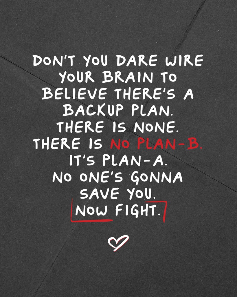 F*ck a Plan B! There’s only Plan A! 
Fight for it! 🖤
#StayRelevant

#musicmarketing #musicindustry #musicbusiness #musicpromo #independentartist #musichacks #musiciantips #contentcreator #musiciansofinstagram