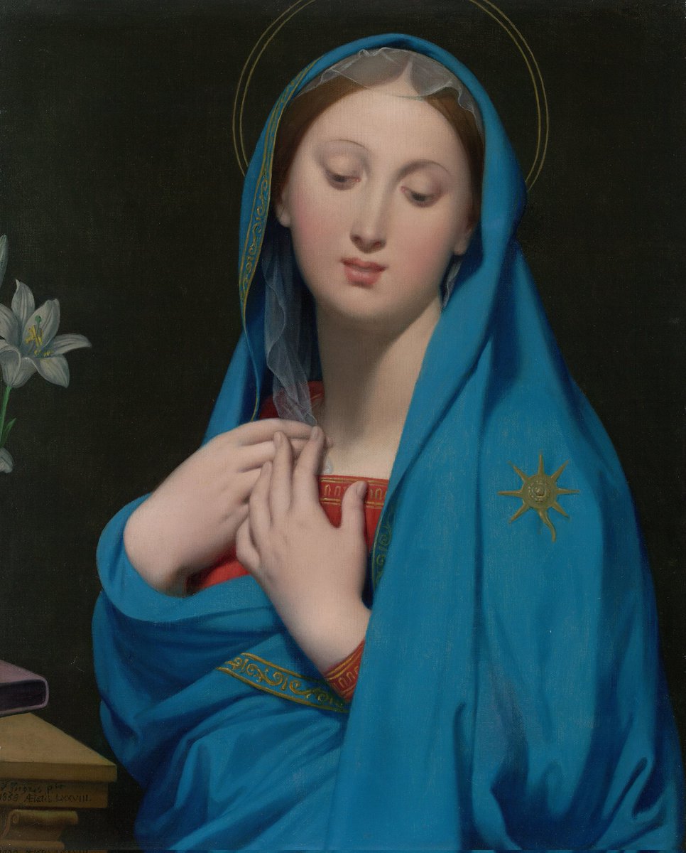 'Virgin Of The Adoption'
{19th century}
By ~ Jean Auguste Dominique Ingres