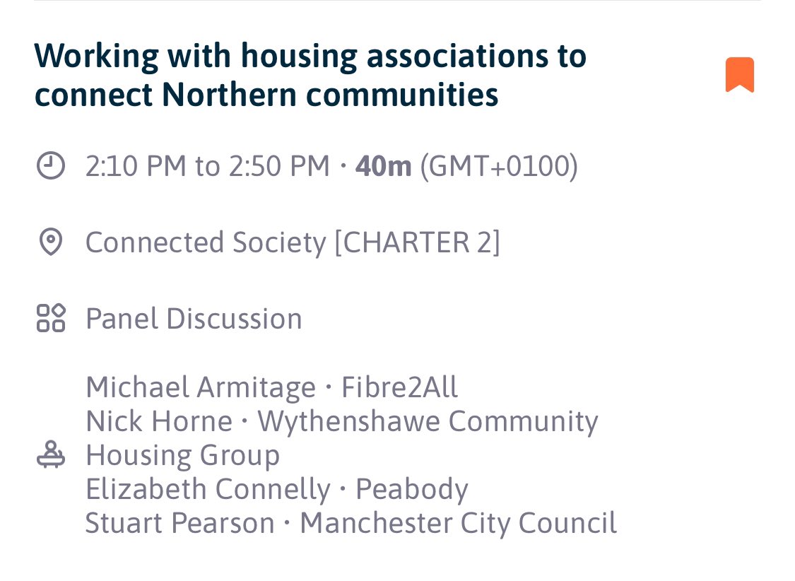 Looking forward to speaking later at the #ConnectedNorth conference. Free entry so come along and ask me and the panel difficult questions about how we can work with #housing associations to connect Northern #communities