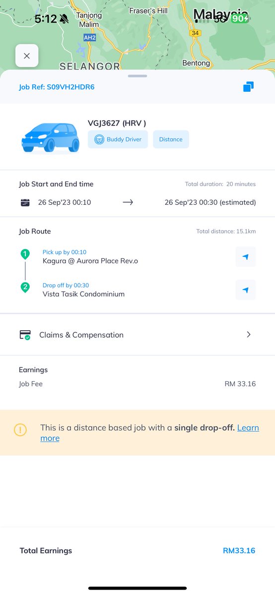 azzamaaziz's tweet photo. @iwanqais Kalau ada kesempatan &amp; kerajinan kadang2 buat Dash. Kerja: Tolong hantar kereta ke tuan/socar, ataupun jadi buddy driver. Satu job boleh la dlm rm15-30++

Kalau ada yang nak try boleh masuk referral code saya O7P8P7 https://t.co/PtdD621KAg