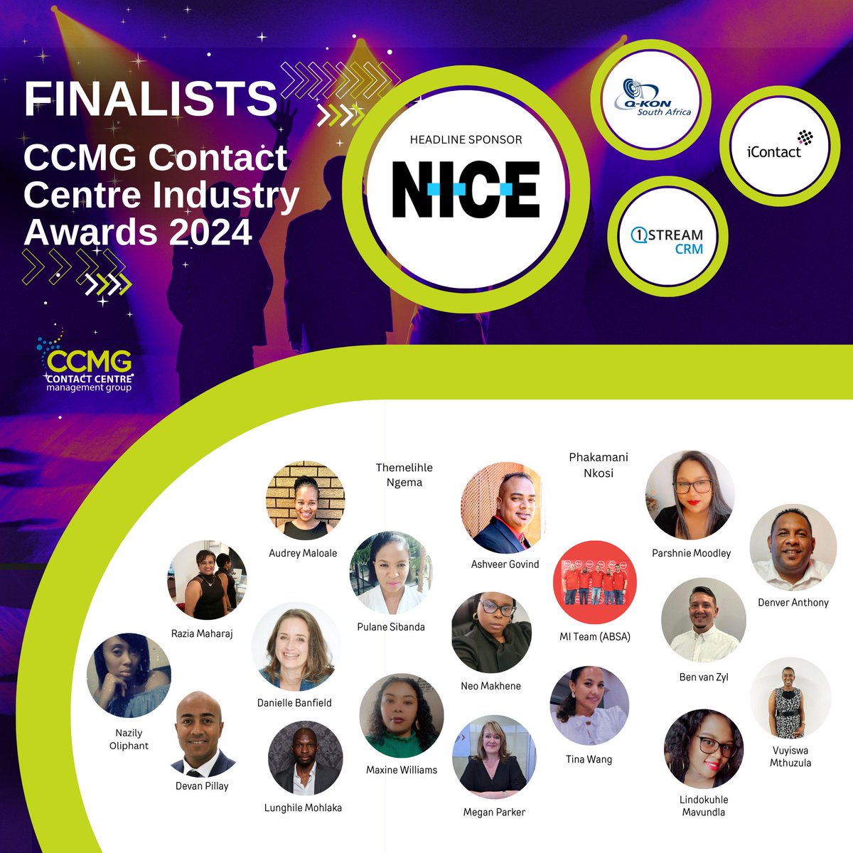🎉Join us in celebrating our FINALISTS at the CCMG Awards ceremony on Wednesday! Don't miss out on the chance to network with industry leaders and cheer on the finalists! 🌟
To reserve your seats visit events.mm3.co.za/Event/?Id=9957…. Let's make this the best one yet! 🥂 #CCMG2024  #CX