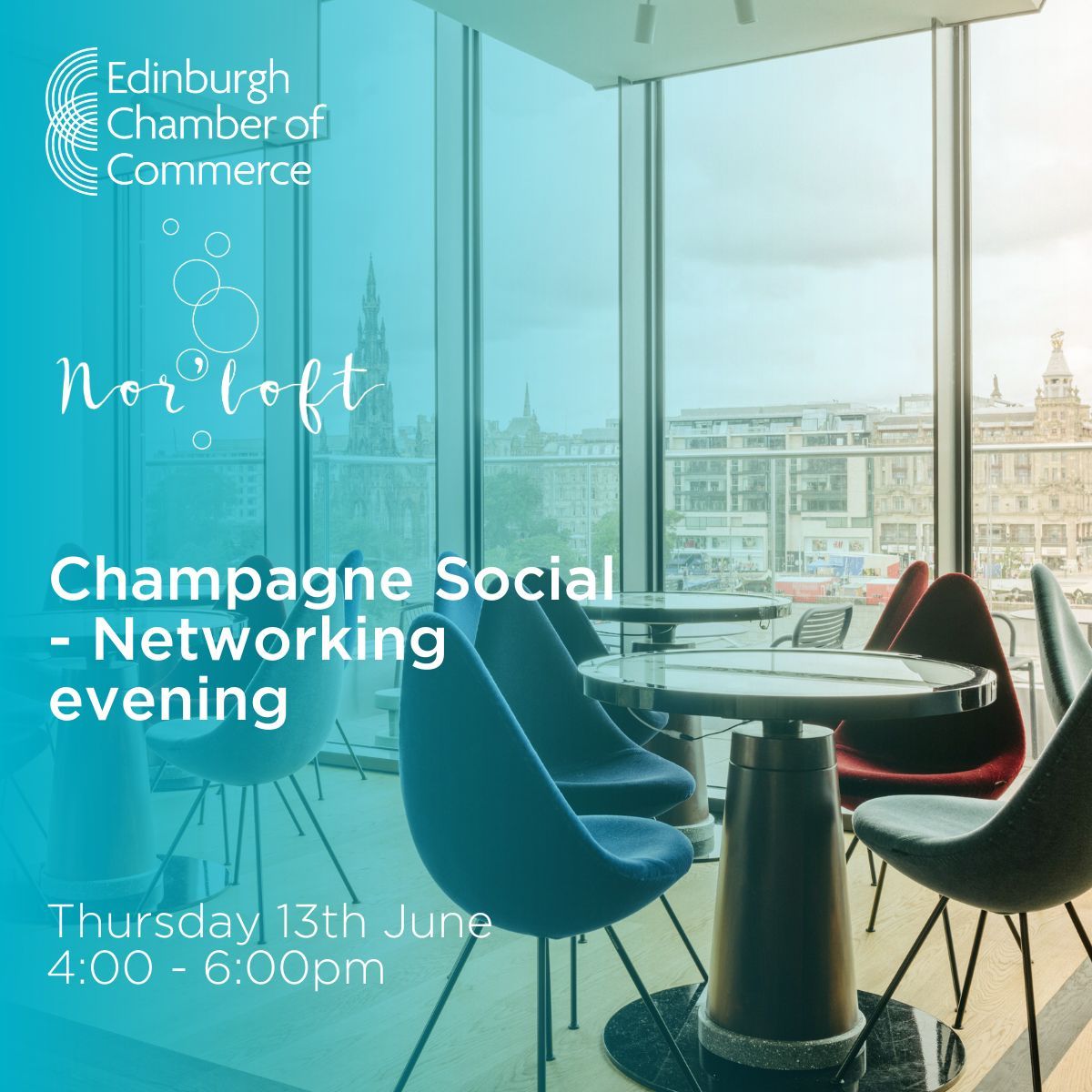 Join us on the 13th June at Nor’ Loft for a networking evening with a twist! Expand your network while enjoying champagne and canapés at their Market Street hotel’s rooftop lounge. Book your place here: buff.ly/3w0ZATa