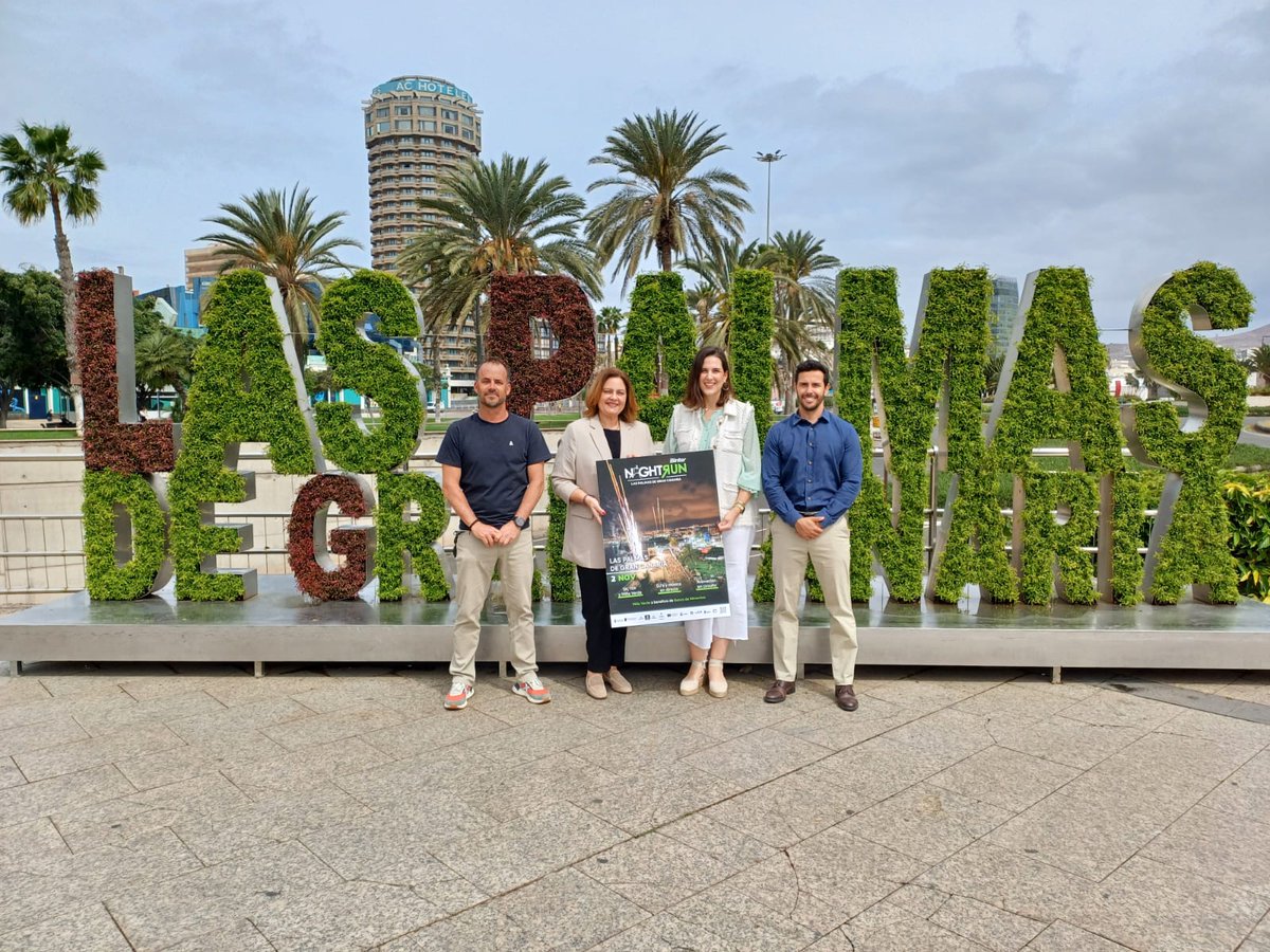 🏃‍♀️🏃La undécima edición de la @BinterNightRun estará de vuelta el próximo 2 de noviembre. Los participantes podrán recorrer los lugares más emblemáticos de la ciudad como la zona del Puerto y la playa de Las Canteras. 👉Milla Verde 👉5 y 10K Inscríbete: binternightrun.es/grancanaria/in…