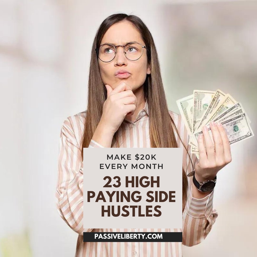Ready to boost your income? Check out these 23 high-paying side hustles that could help you make $20K every month! 
#sidehustlesuccess #ExtraIncome #financialfreedom #moneymakingideas #entrepreneurlife #passiveincome #hustlehard #makemoneyonlinenow #workfromhomemoms #sidegigs