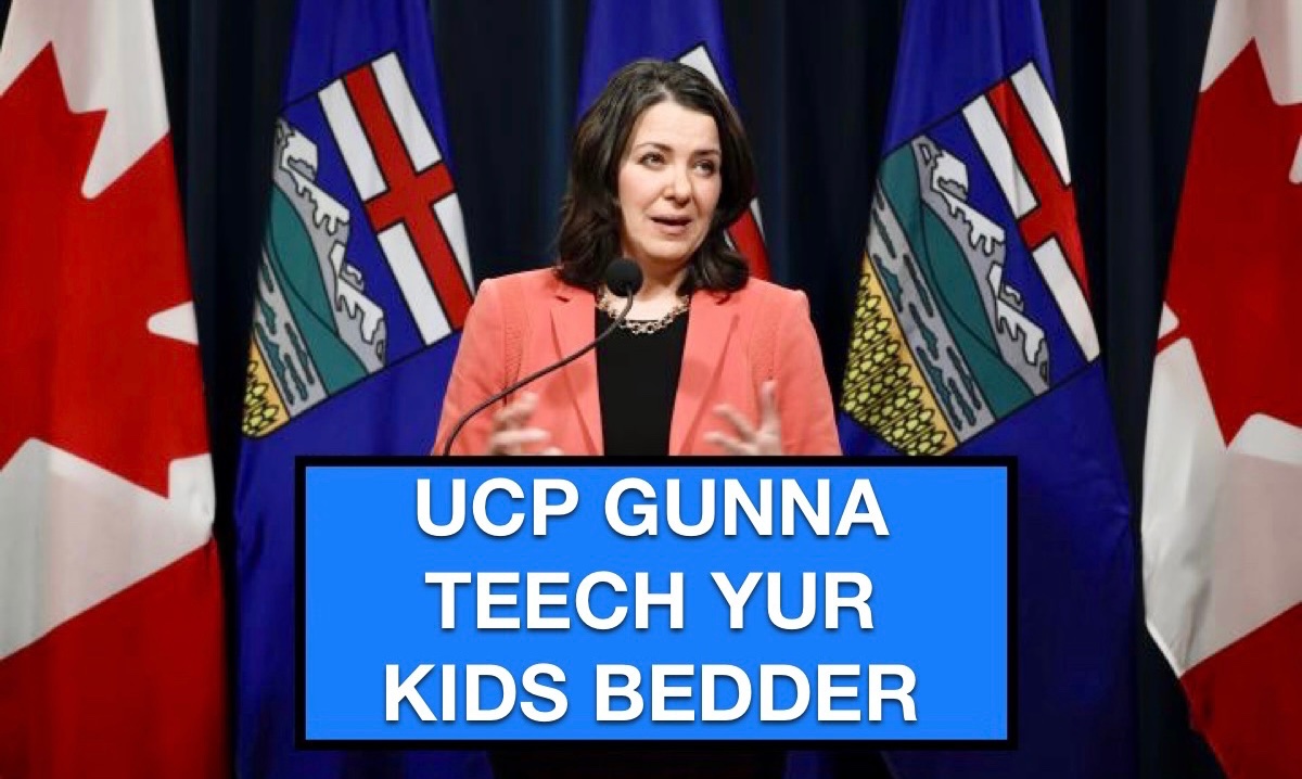 Already happening in Alberta. Conservatives don’t care about public education. #UCPcorruption