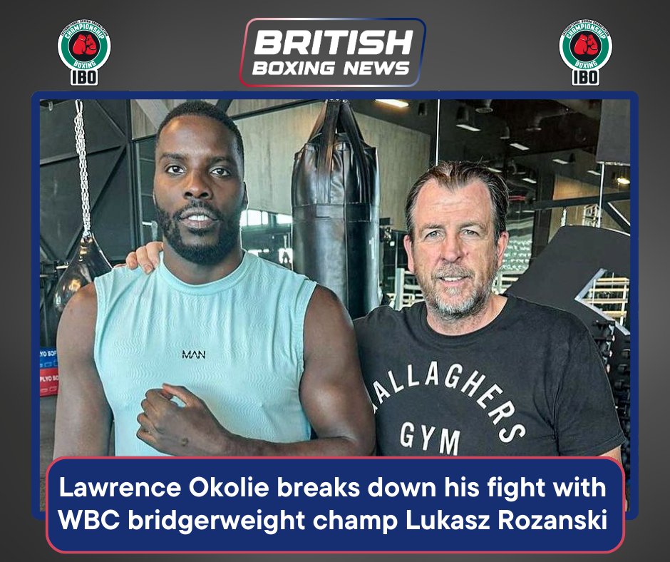 Lawrence Okolie breaks down his fight with WBC bridgerweight champ Lukasz Rozanski 

britishboxingnews.co.uk/news/lawrence-… 

#RozanskiOkolie