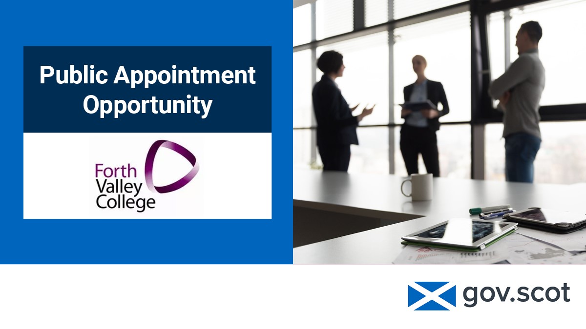 Forth Valley College is one of the largest colleges in Scotland and was established in 2005 as a merged regional college serving the needs of Falkirk, Stirling and Clackmannanshire. They are looking for a new Chair, information and to apply :bit.ly/4cAEHPe @FVCollege