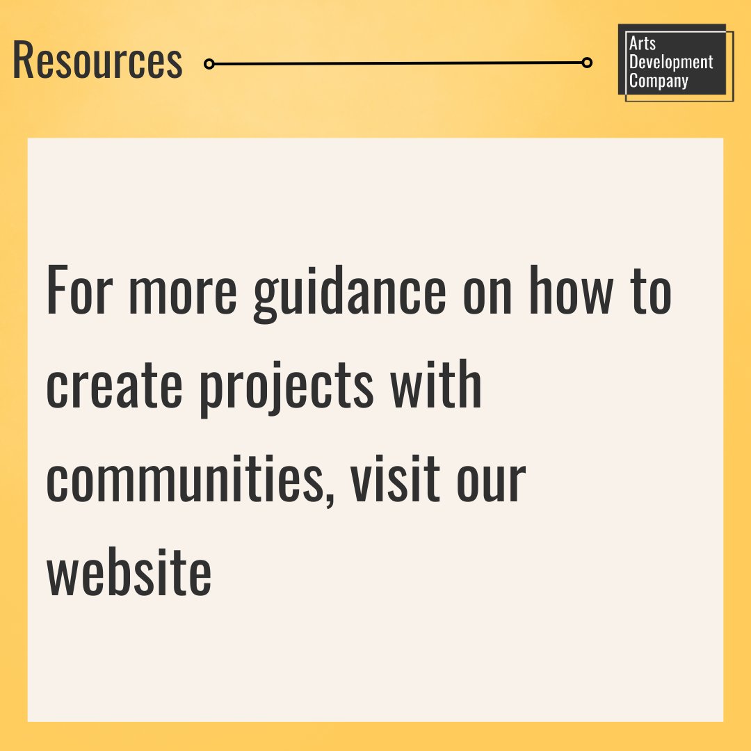 Dive into the heart of community-driven creativity! This week's blog post @ChristinaPoult will give you guidance on how to shift relationships, timelines, and share power to create impactful projects with communities, not just for them. Read more: theartsdevelopmentcompany.org.uk/resources/how-…