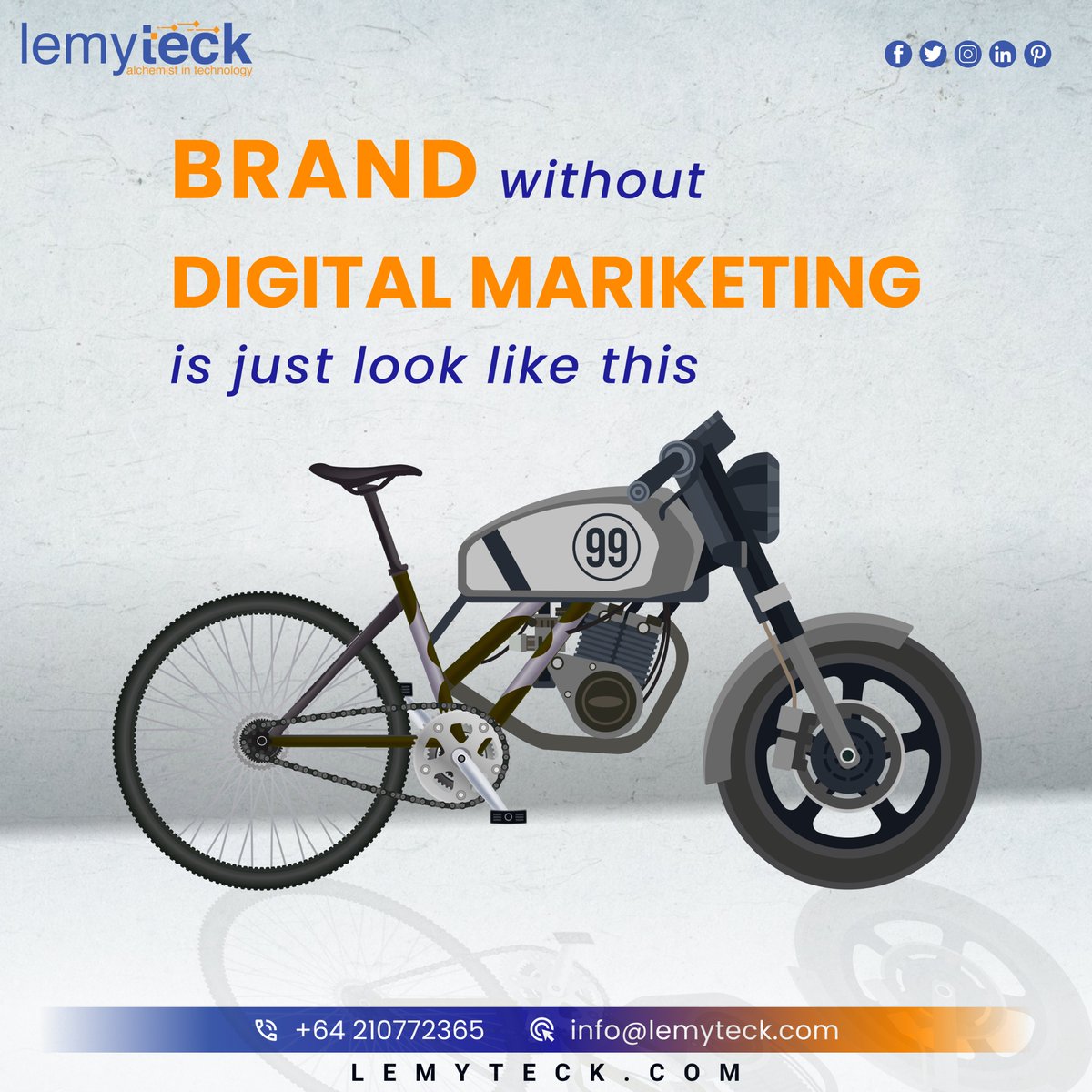 Building an online presence is critical to success. 🏍️Let us guide your brand with our knowledge in targeted 🌐digital marketing techniques to enhance awareness and interaction.💼 #lemyteck #OnlinePresence #MarketingStrategy #NewZealandBusiness #NZMarketing