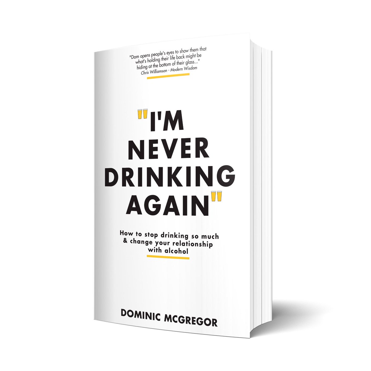 thisiscapstone's tweet photo. NEW BOOK ALERT! Is alcohol taking over your life? Time to ditch the drink? Sober-curious? I’m Never Drinking Again is the brand new book by @DominicMcGregor (now 7 years sober) on how your life can change for the better when you change your relationship with alcohol. Out May 23rd https://t.co/JTnlZvjbeM
