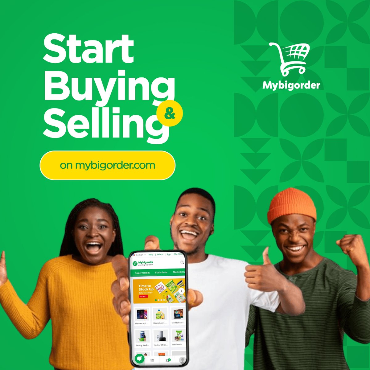 🌟 Join Mybigorder.com and reach millions of customers worldwide. Set up your store effortlessly, enjoy targeted marketing, and secure transactions. Sign up now and unlock your business's true potential! ✨ #SellWithMybigorder #EcommerceSuccess