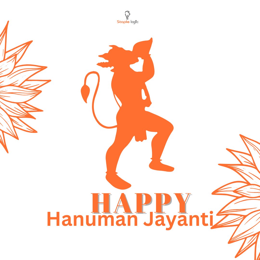 Wishing you all a Happy Hanumān Jayantī.

#staplelogic #hanumanjanmotsav #hanumanjayanti #hanumanchalisa #jaishreeram🙏 #jaihanuman🚩 #likeandshare #lordhanuman