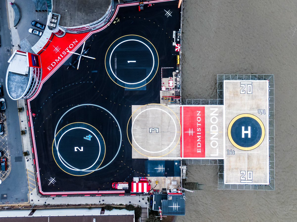 The London Heliport tweet media
