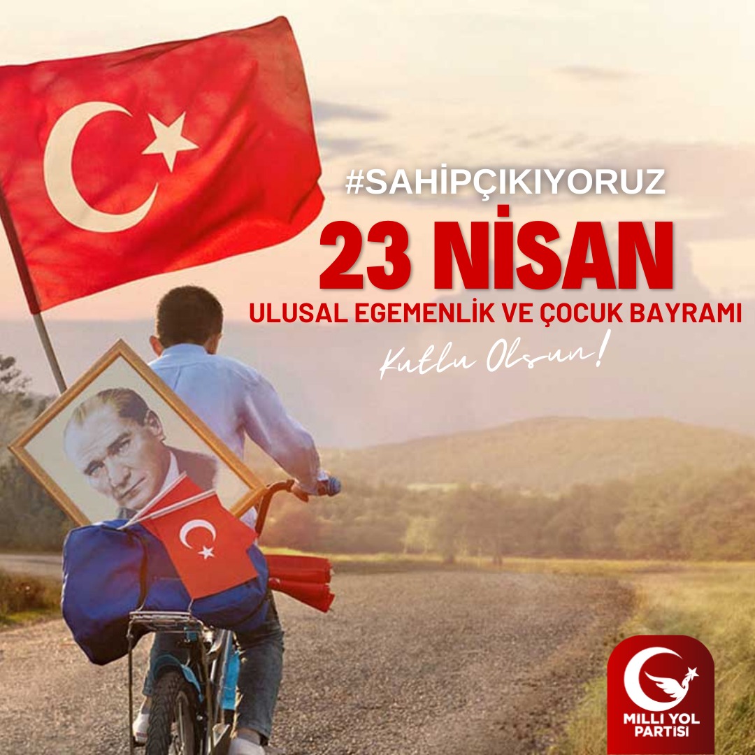 Bugün, Türkiye'nin geleceğine ışık tutan çocuklarımızın günü! 23 Nisan Ulusal Egemenlik ve Çocuk Bayramı'nı coşkuyla kutluyor, onların yüzlerindeki gülümsemelerin hiç solmamasını diliyoruz. #23Nisan #ÇocuklarımızınBayramı