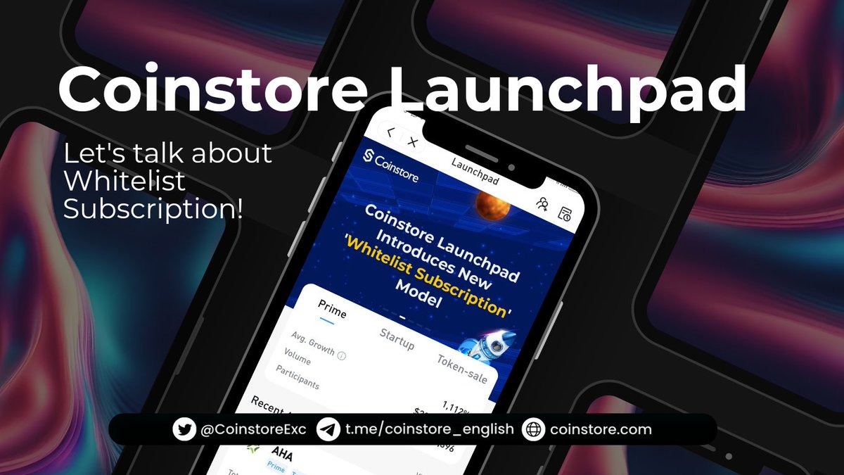 Investors, rejoice! With Coinstore Launchpad, you can discover and invest in innovative crypto projects before they hit mainstream exchanges. Don't miss out on the next big thing! #CryptoInvestment #EarlyAccess