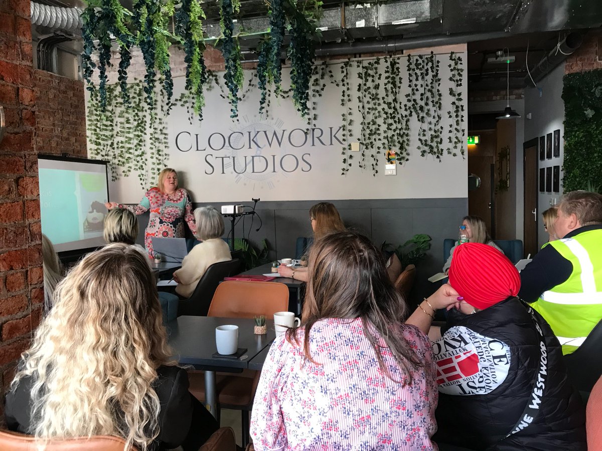 KnowsleyBiz's tweet photo. Our workshop starts by exploring whether Tik Tok is right for your business. Tik Tok challenges the norm and entertains the audience with music and memes. Does humour fit your brand? @PrescotTown @Kirkby_TC @Huytonvilcentre https://t.co/UB84kKoaXG
