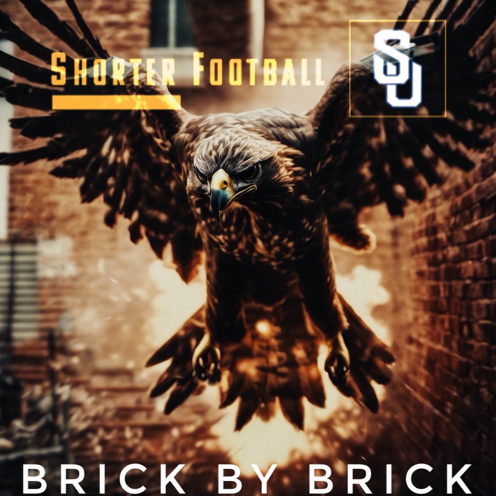 Work to be 1% better today! It’s the Hawk mentality to want to improve in the classroom, weight room, on the field as well as spiritually. “BRICK BY BRICK” @Shorter_FB